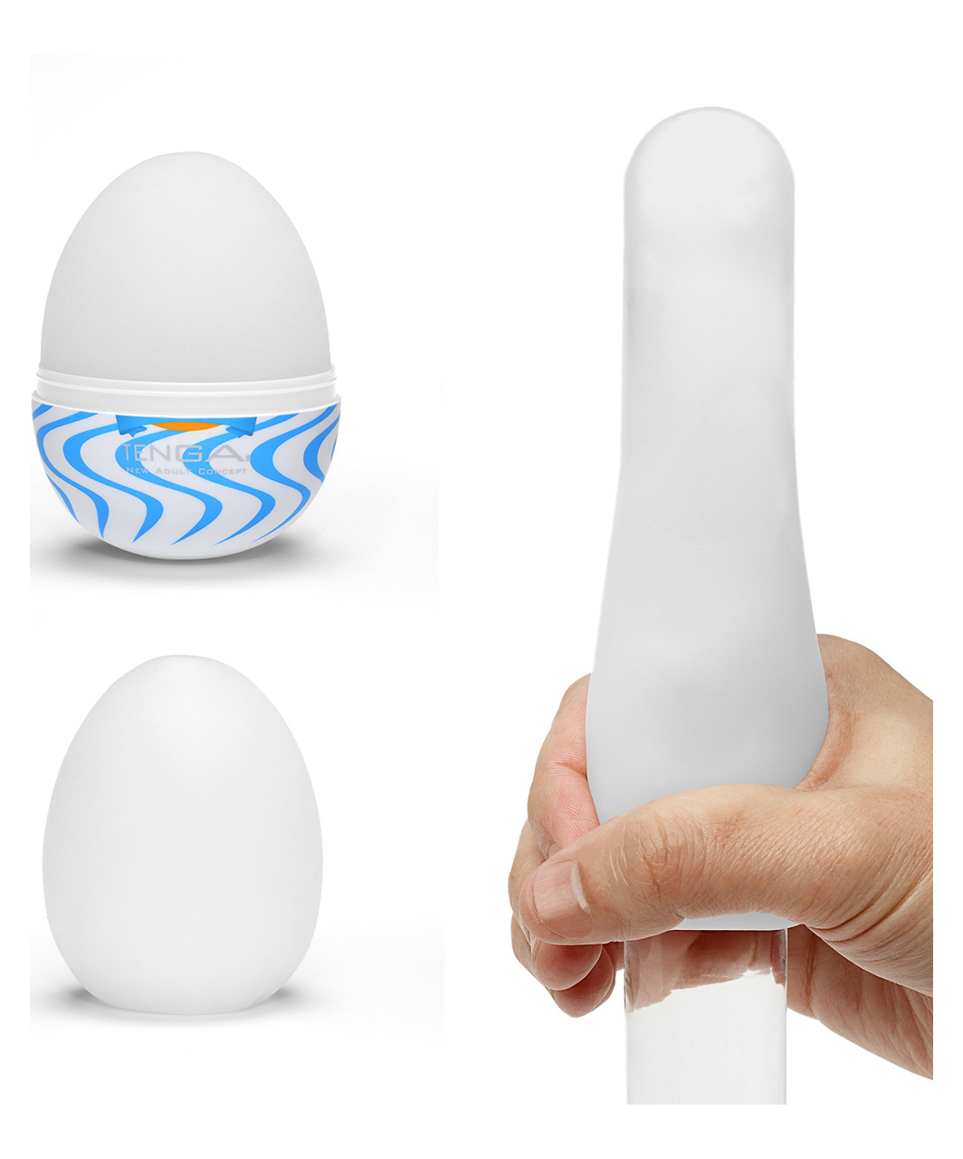 Tenga Egg Wonder tamprus mažas masturbatorius