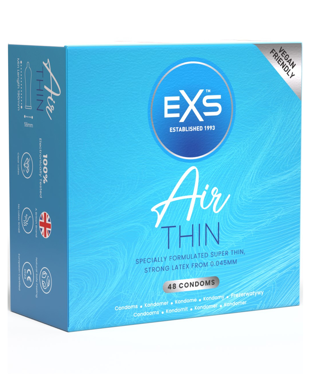 EXS Air Thin prezervatyvai (48 / 100 vnt.)