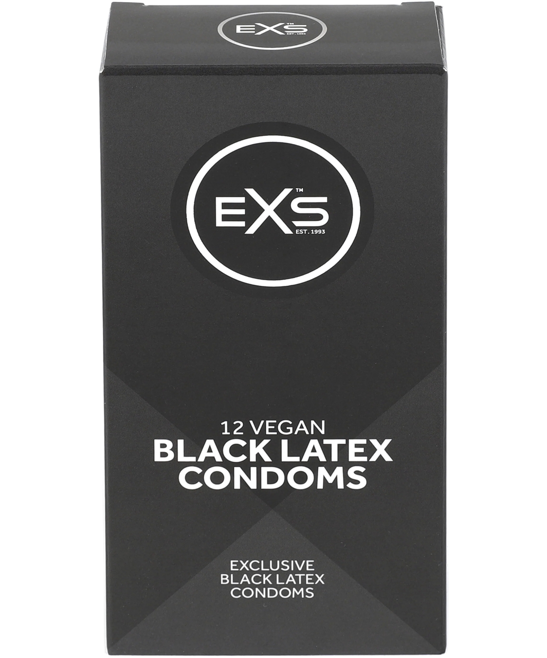 EXS Black Latex prezervatyvai (12 vnt.)