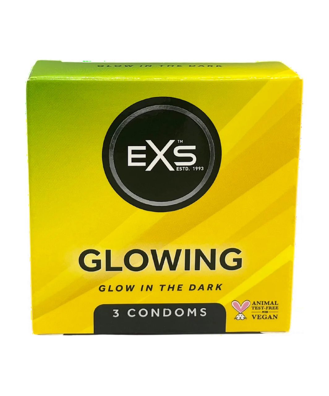 EXS Glowing kondomit (3 kpl)