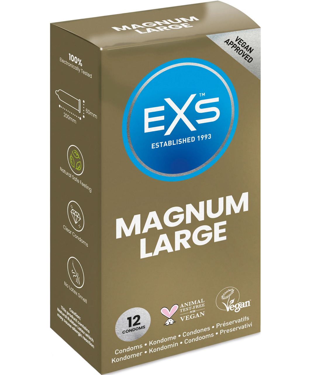 EXS Magnum Large prezervatyvai (12 / 48 vnt.)