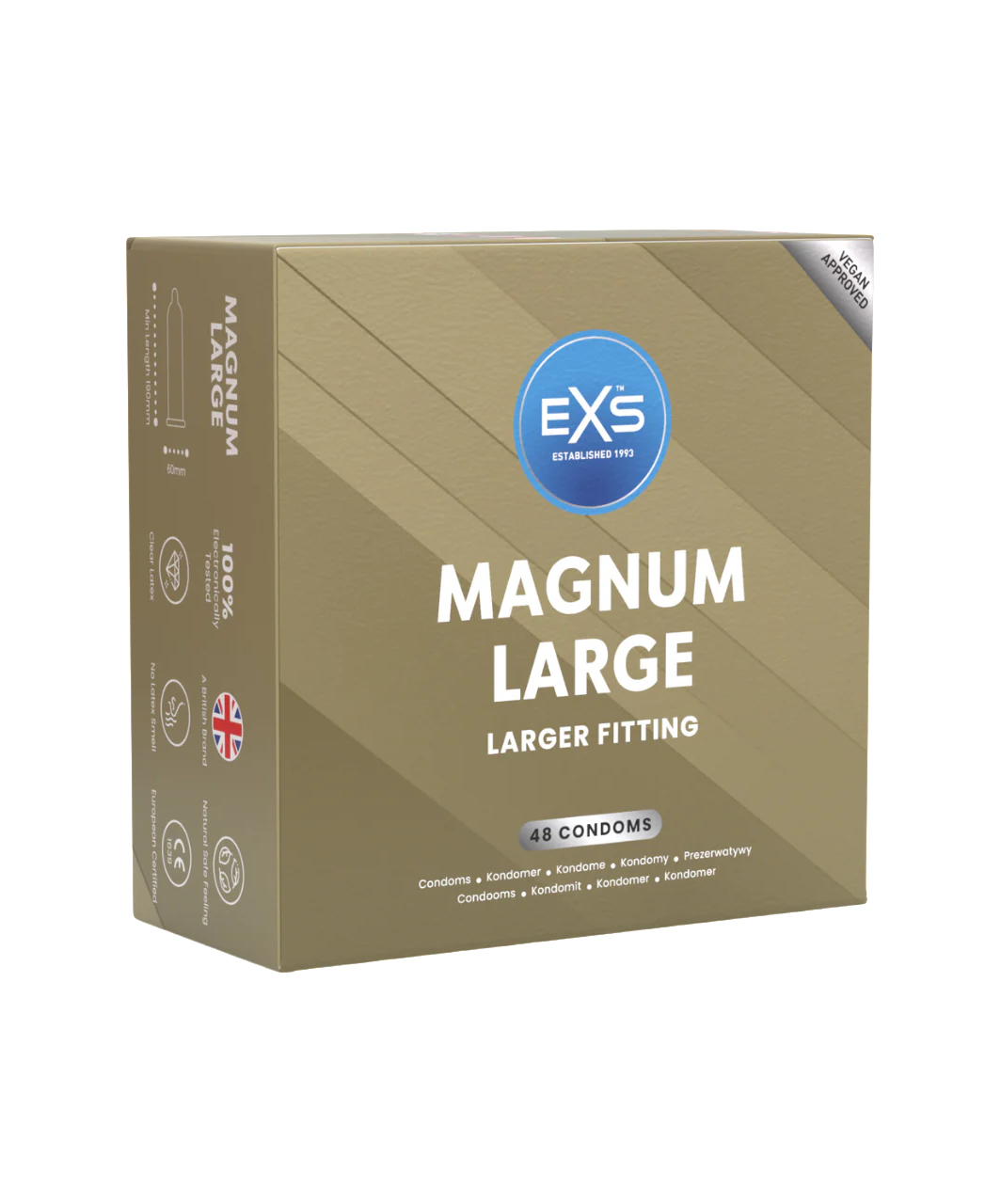 EXS Magnum Large prezervatyvai (12 / 48 vnt.)