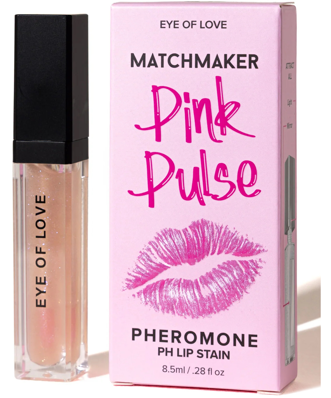 Eye Of Love Matchmaker Pink Pulse lūpu spīdums ar feromoniem