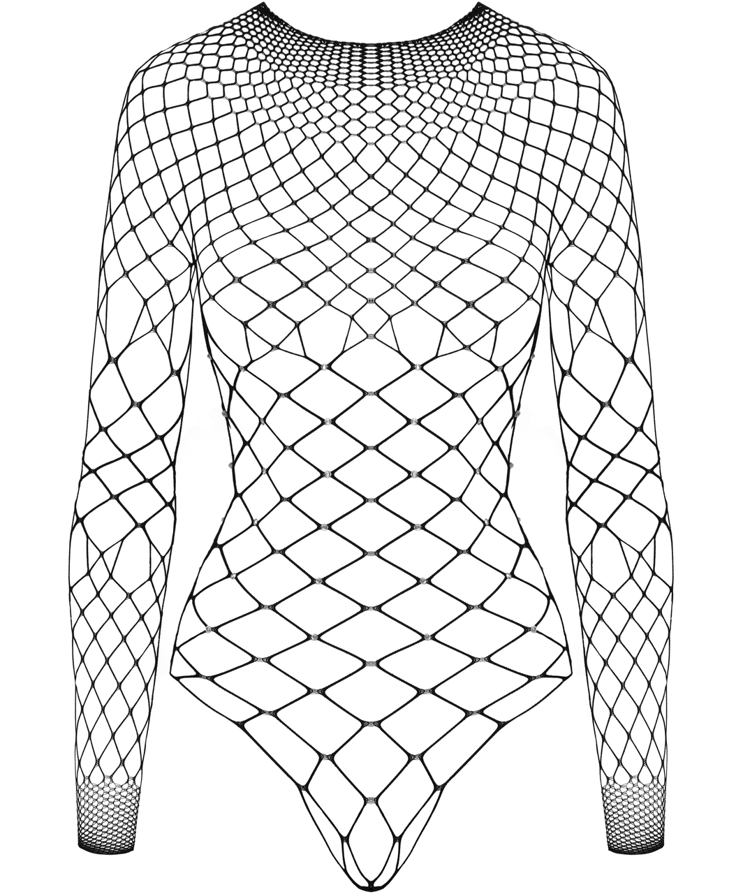 Fantasy by Cottelli juoda tinklinė glaustinukė su netikrais brangakmeniais