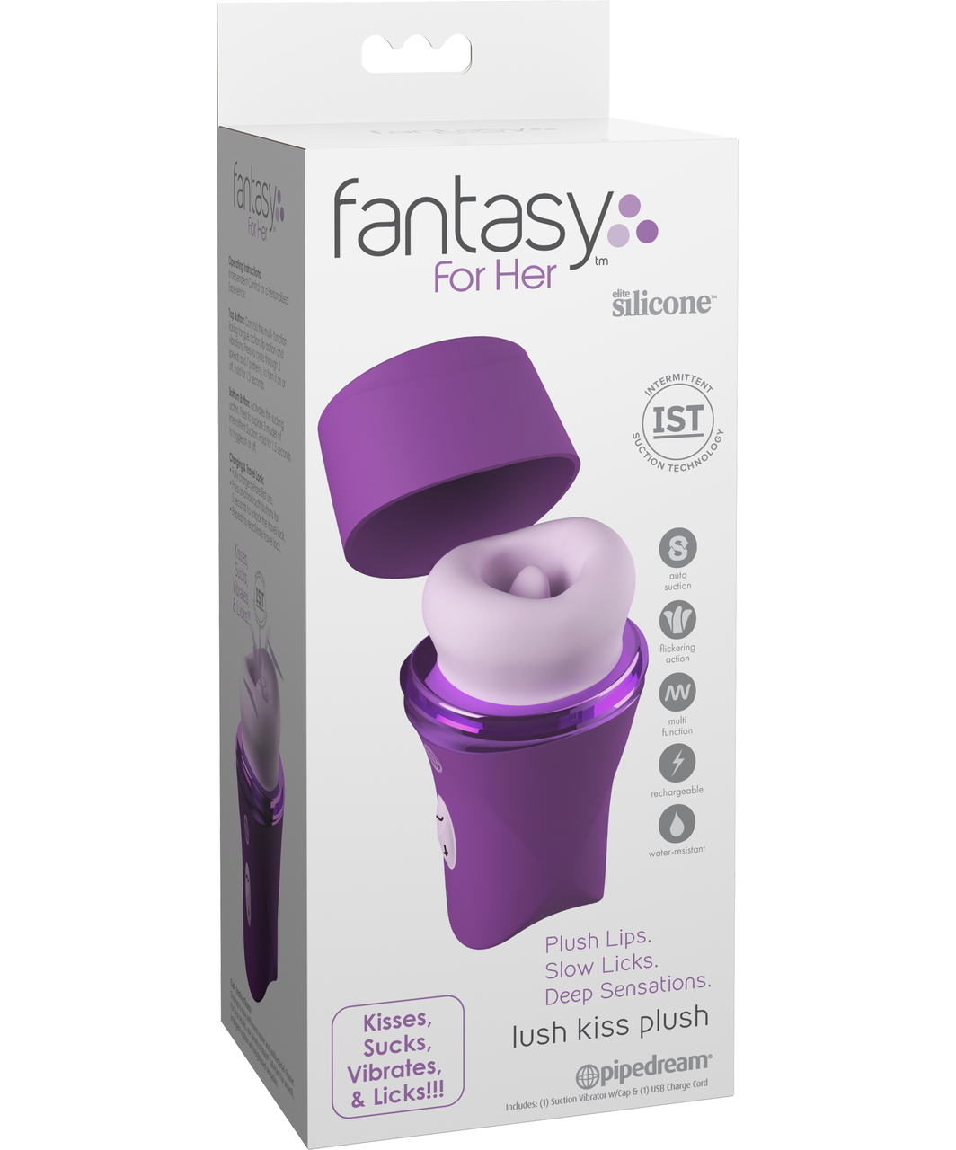 Fantasy For Her Lush Kiss Plush stymulator łechtaczki