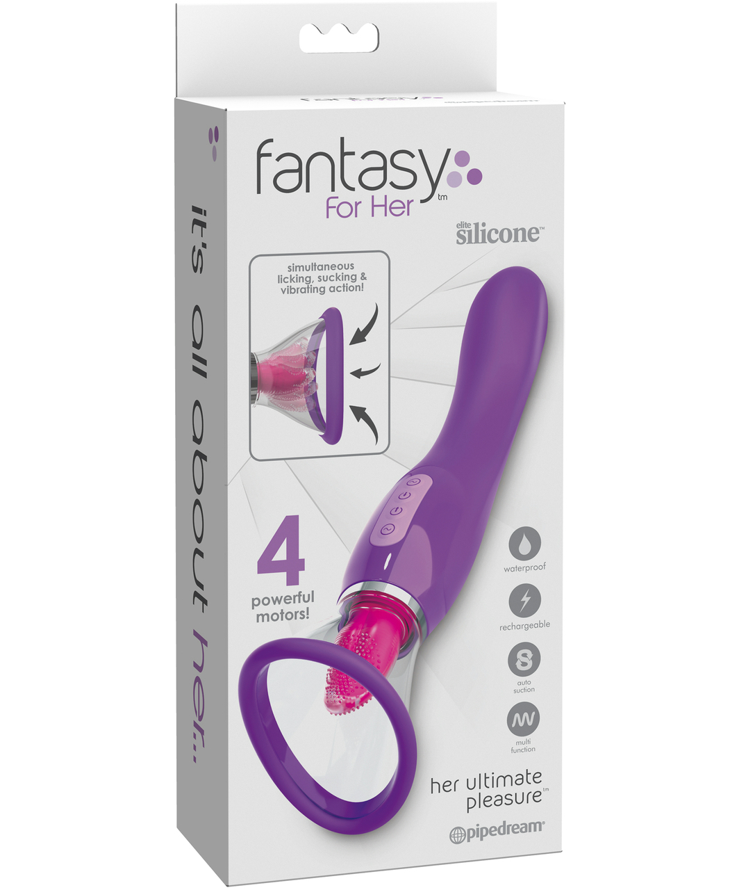 Fantasy For Her Ultimate Pleasure Double-Ended Triple Action Stimulator