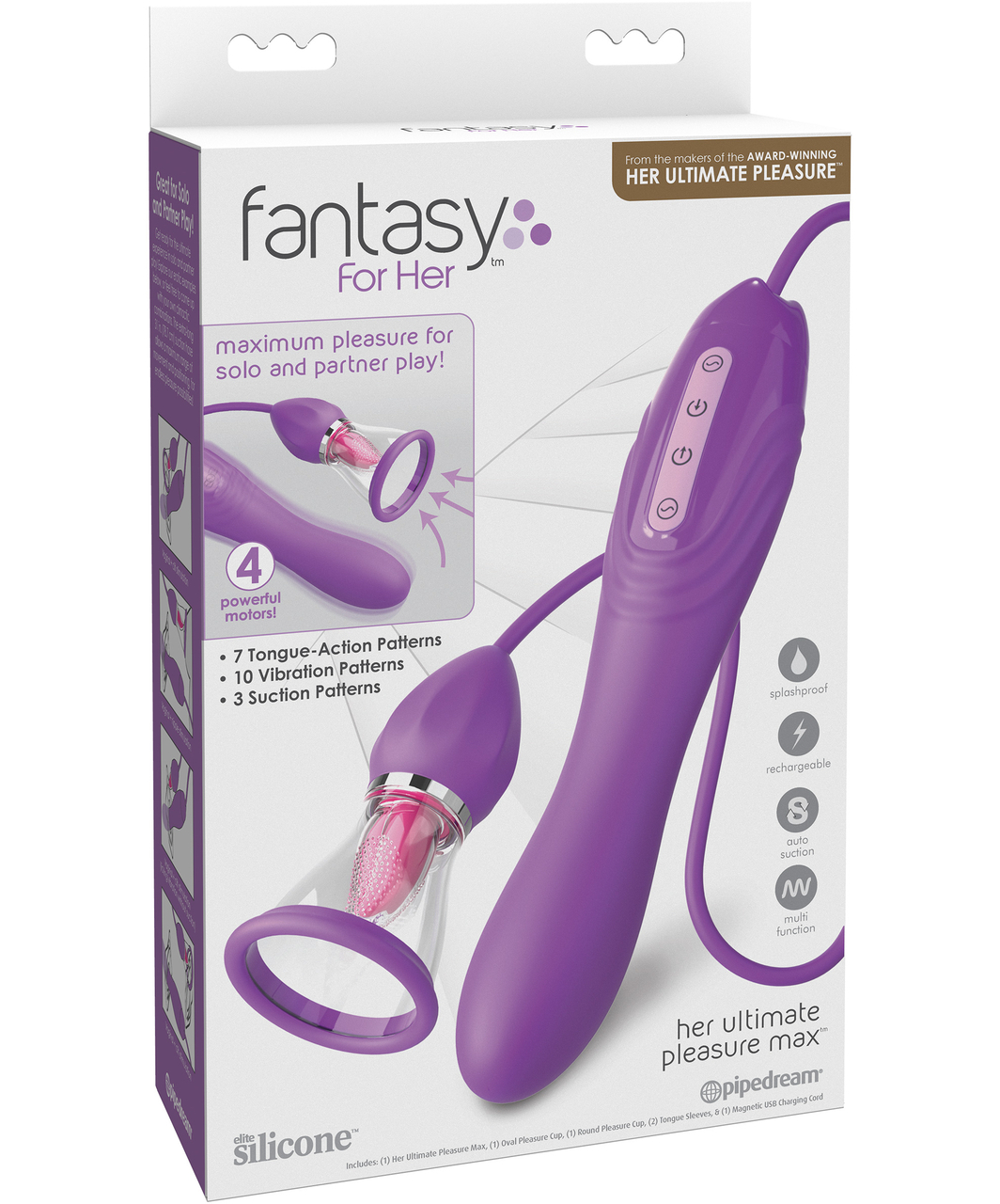 Fantasy For Her Ultimate Pleasure Max vibrators ar vakuumstimulatoru