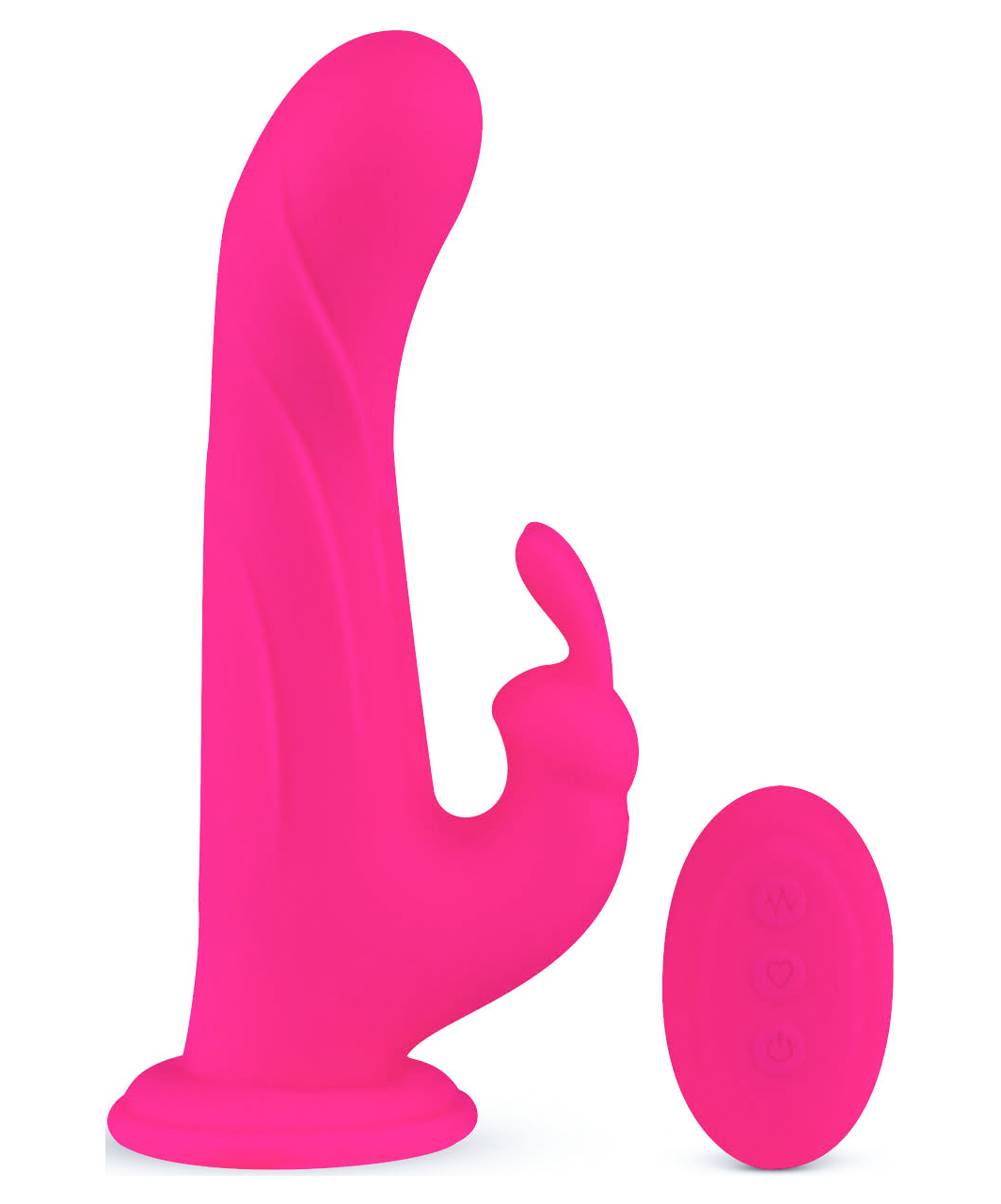 FeelzToys Whirl-Pulse Rabbit Vibrator With Suction Cup & Remote Control