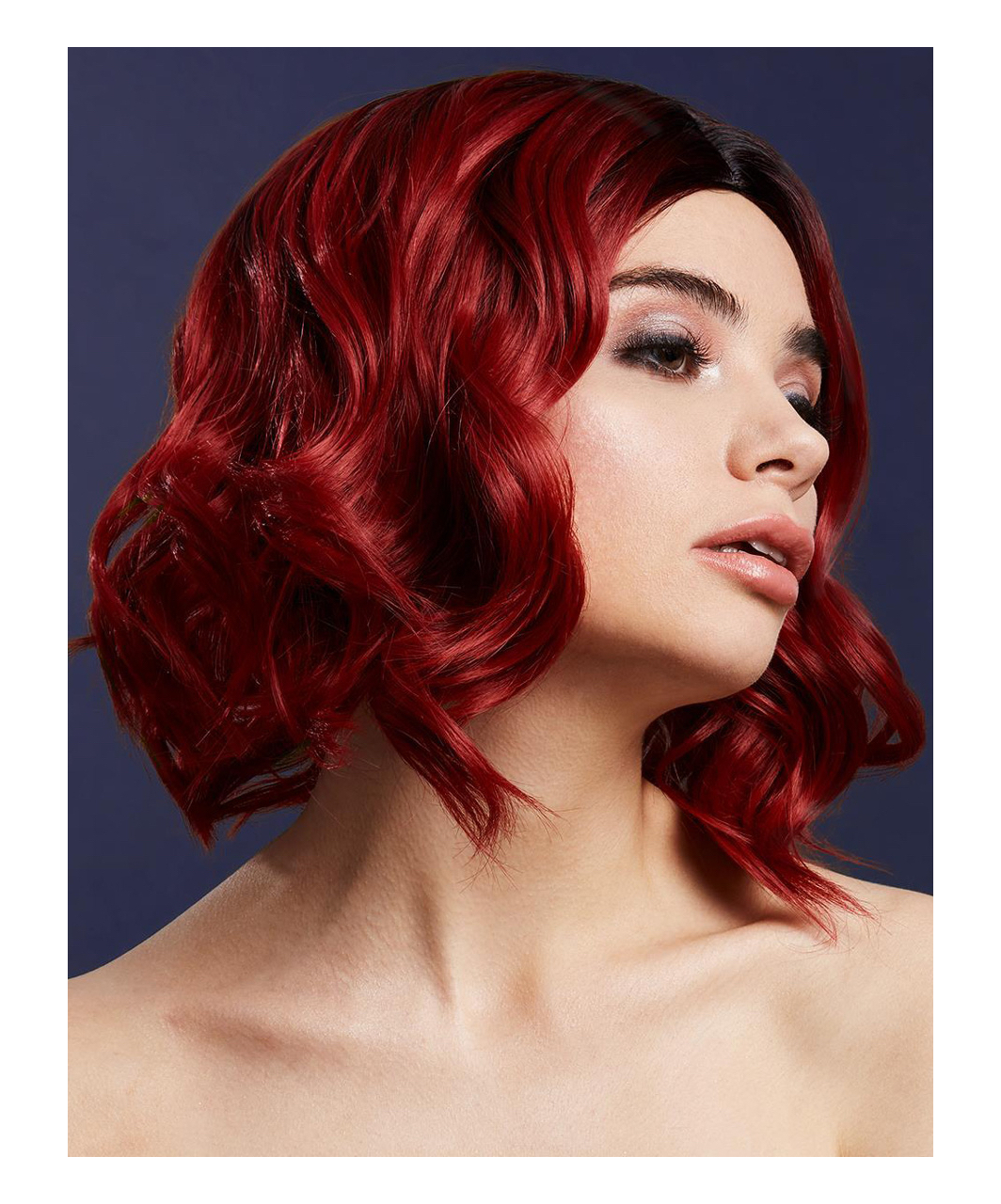 Fever Kourtney red/black ombre short wig