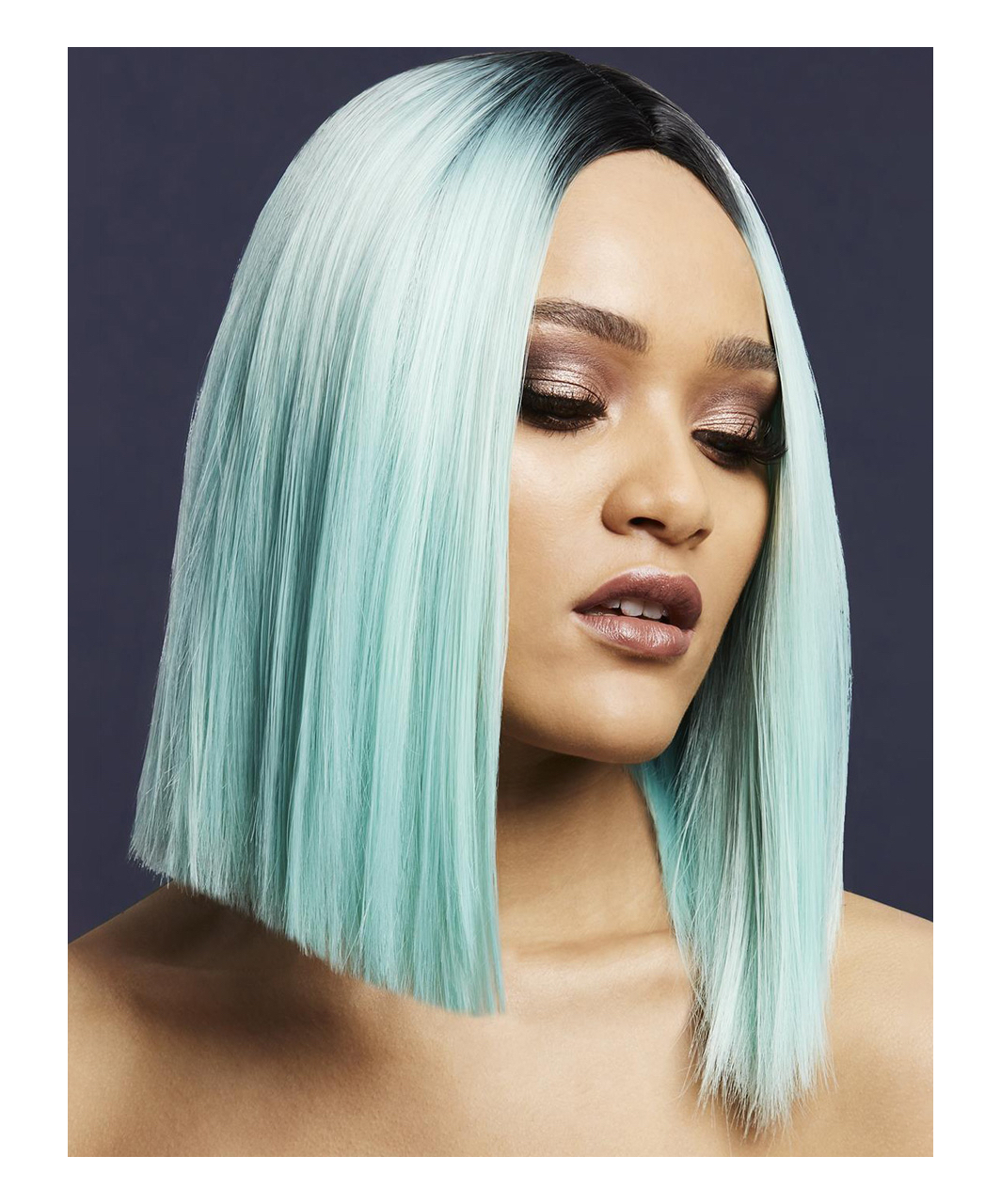 Fever Kylie light green/black ombre short wig
