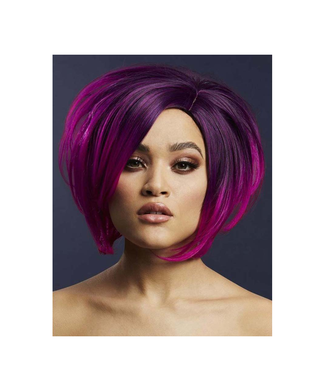 Fever Savanna фиолетовый асимметричный парик