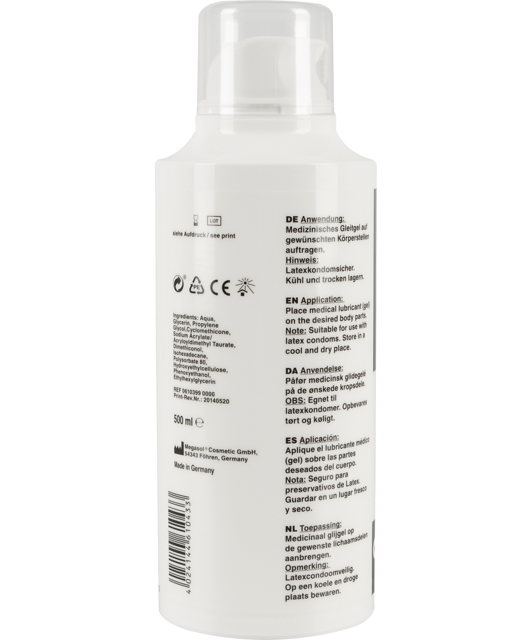 Fisting Gel Classic гель для фистинга + чистящий спрей