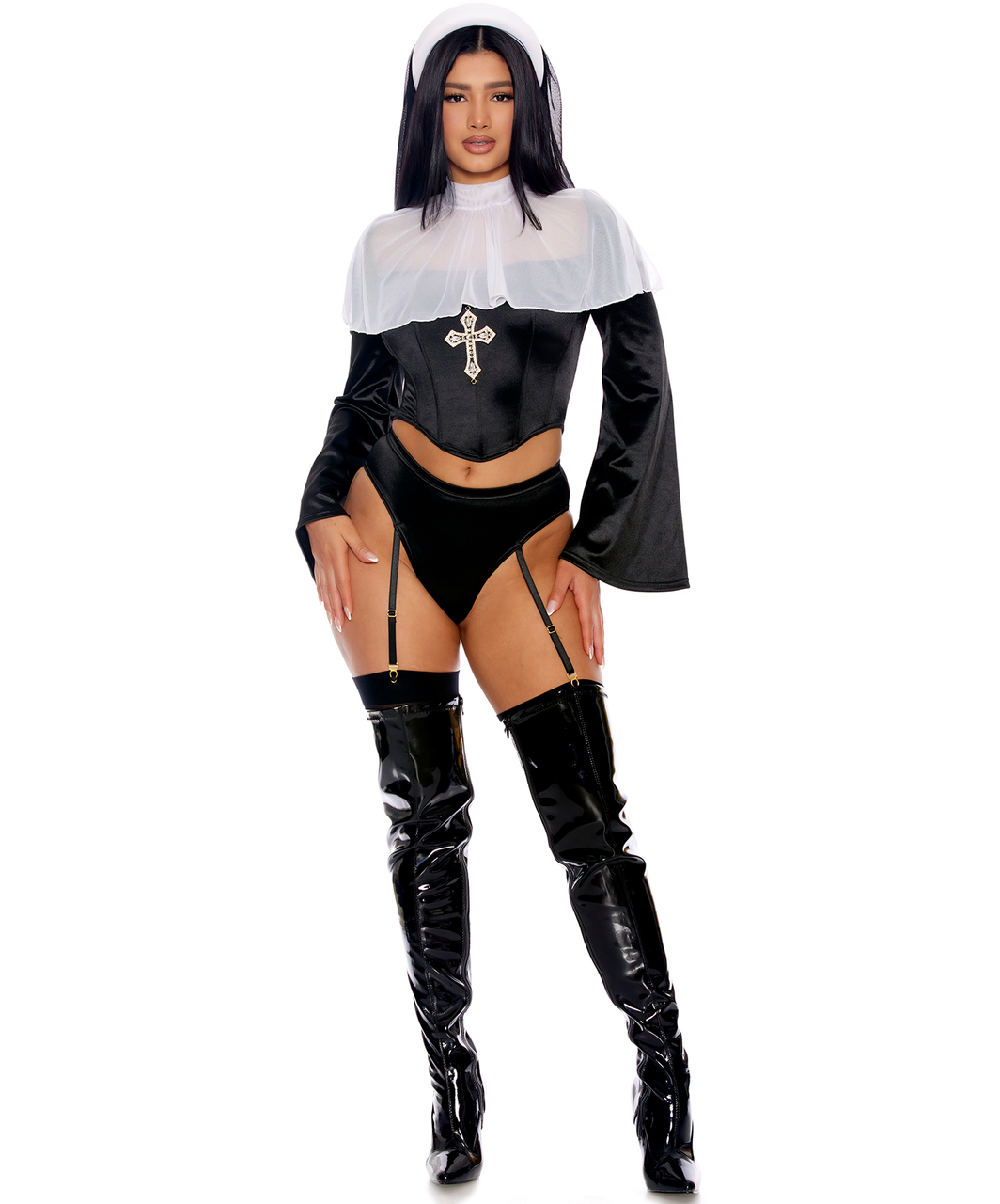 Forplay Best Behavior Sexy Nun Costume