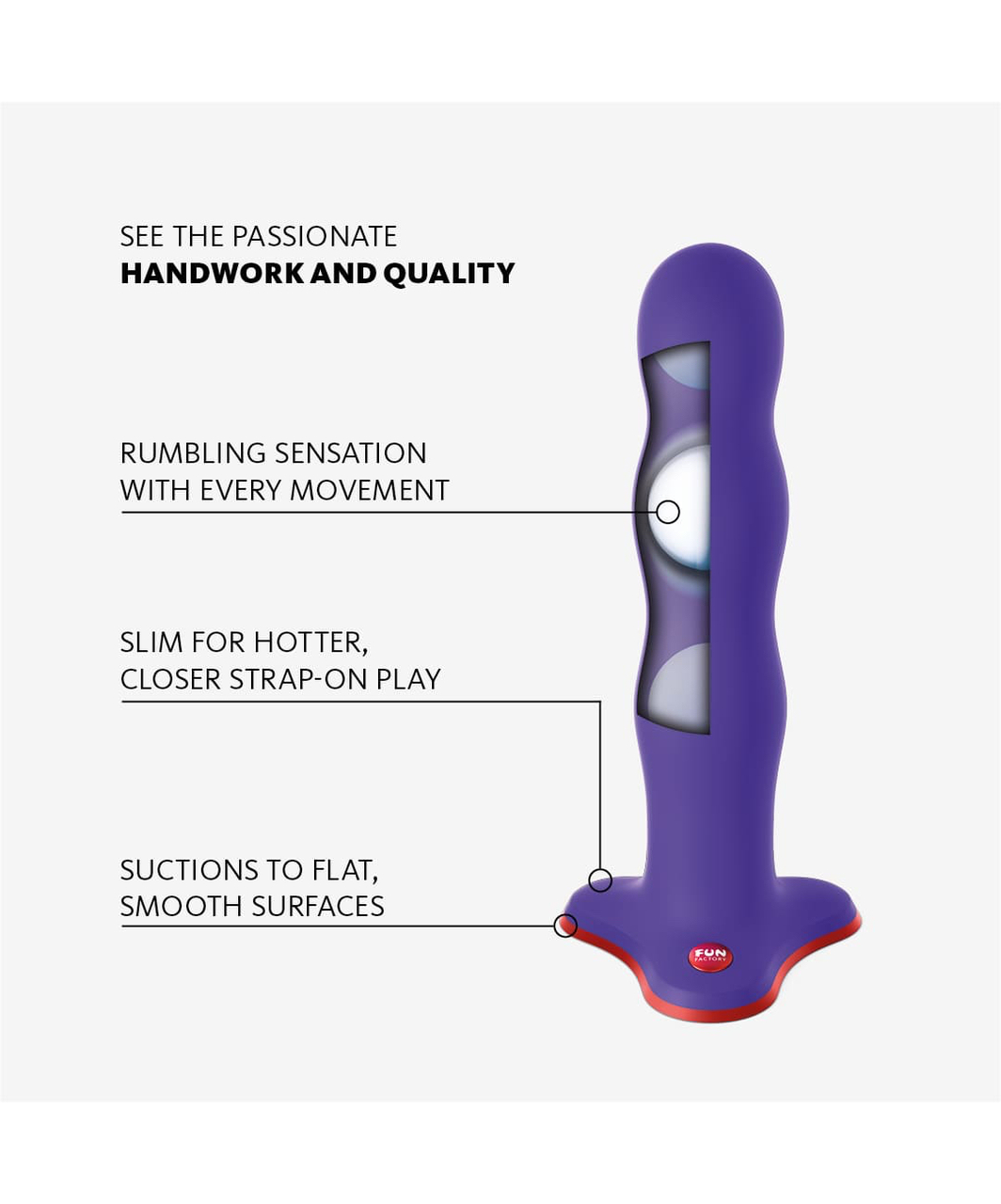 Fun Factory Bouncer silicone dildo