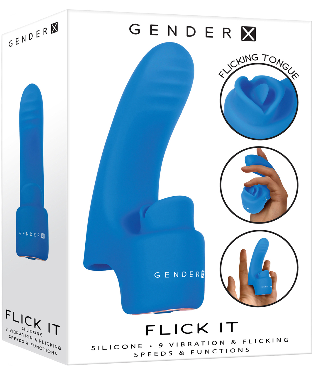 Gender X Flick It vibrators ar klitora stimulatoru
