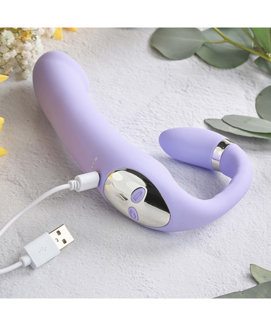 Gender X Orgasmic Orchid vibraator kliitoristimulaatoriga
