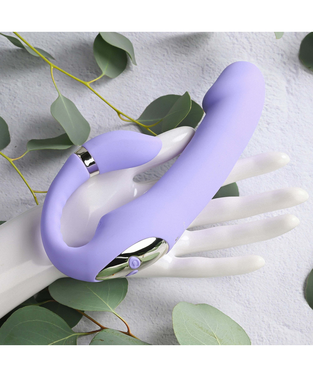 Gender X Orgasmic Orchid vibraator kliitoristimulaatoriga