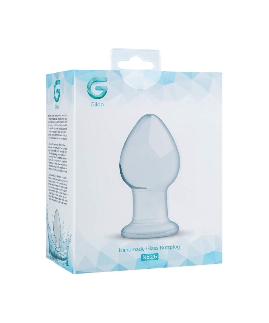 Gildo No. 26 glass butt plug