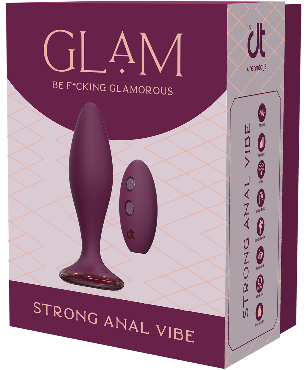 Glam Strong Remote-controlled Anal Vibe