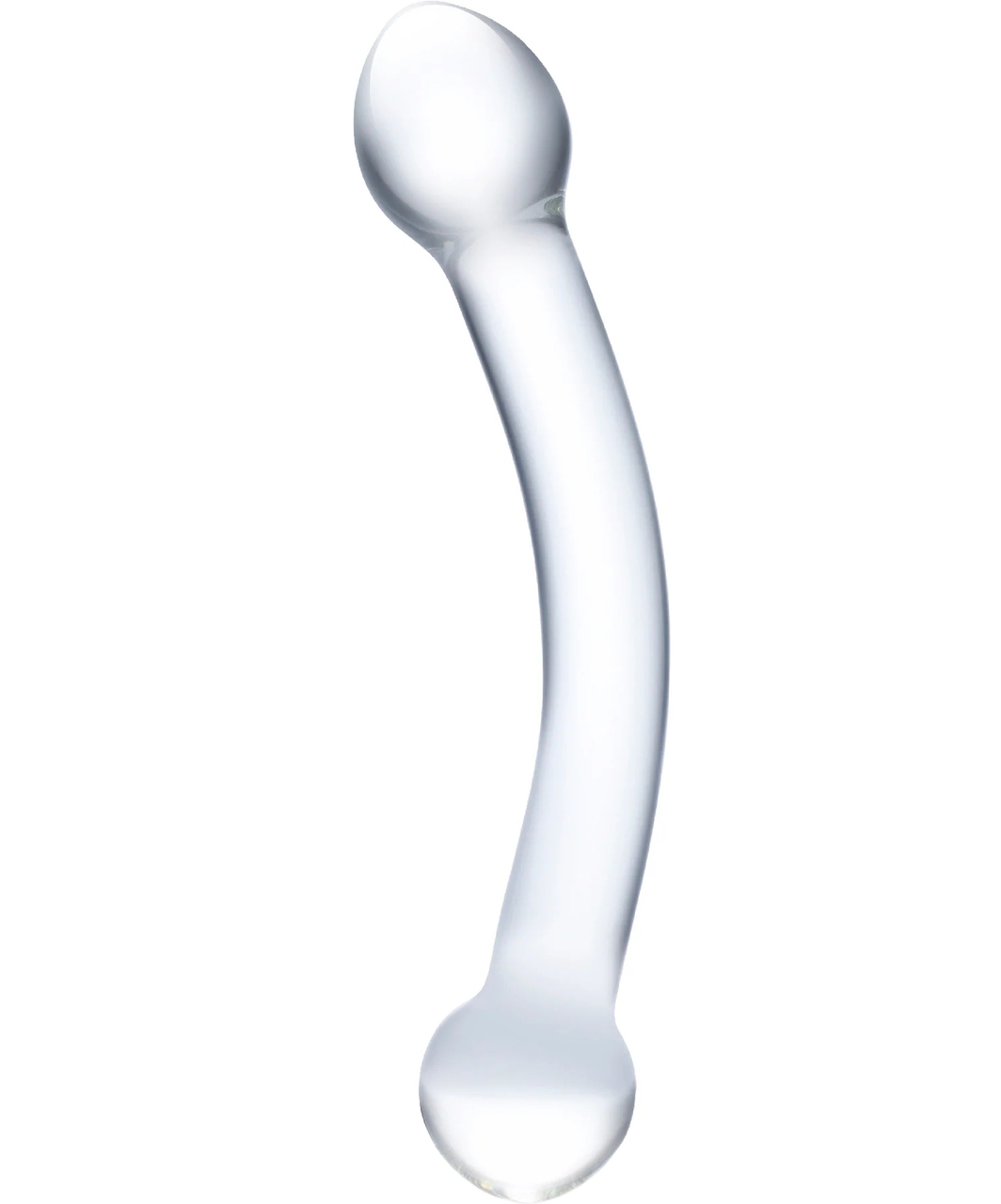 gläs Curved G-Spot Stimulator stikla dildo