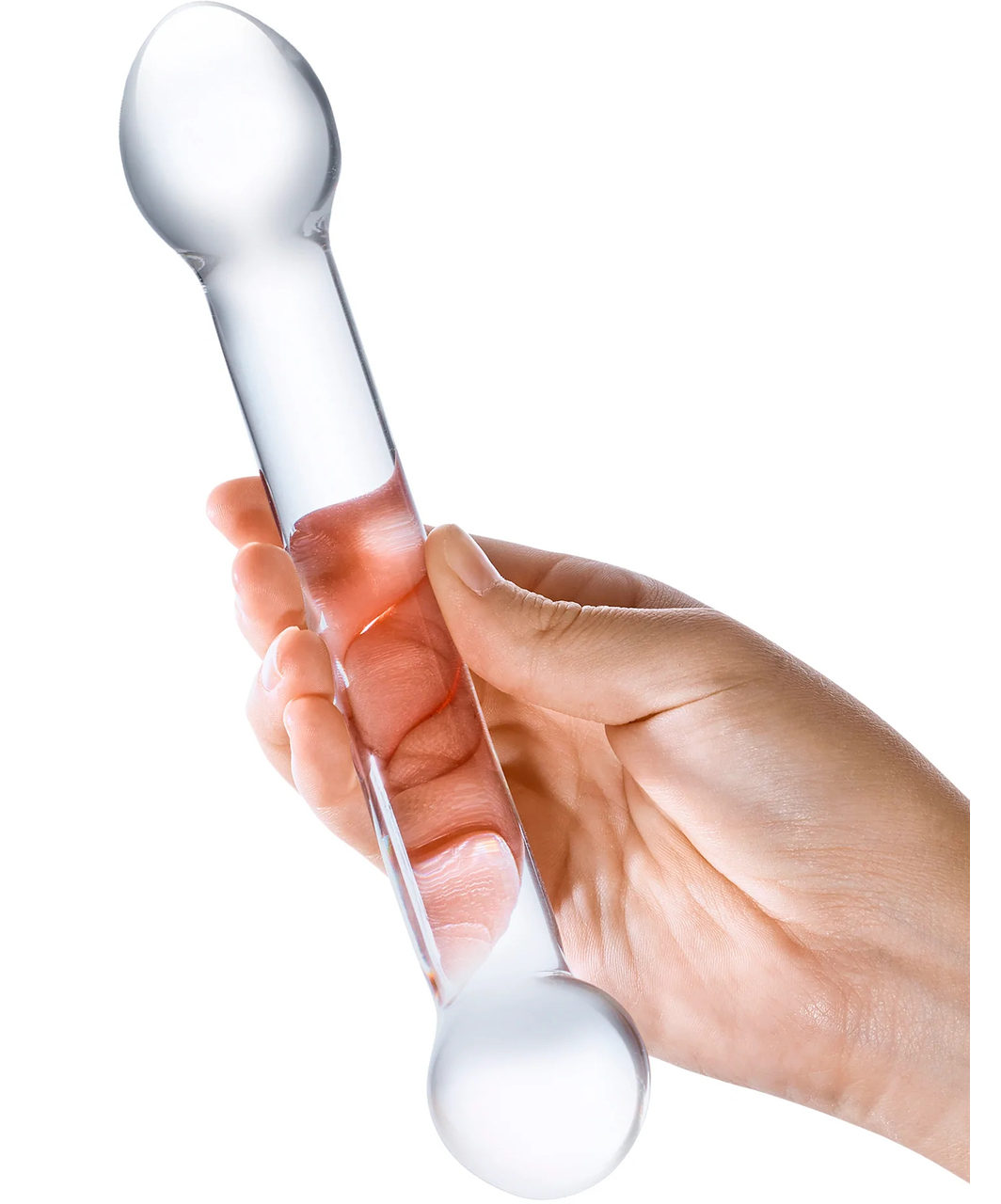 gläs Curved G-Spot Stimulator стеклянный дилдо