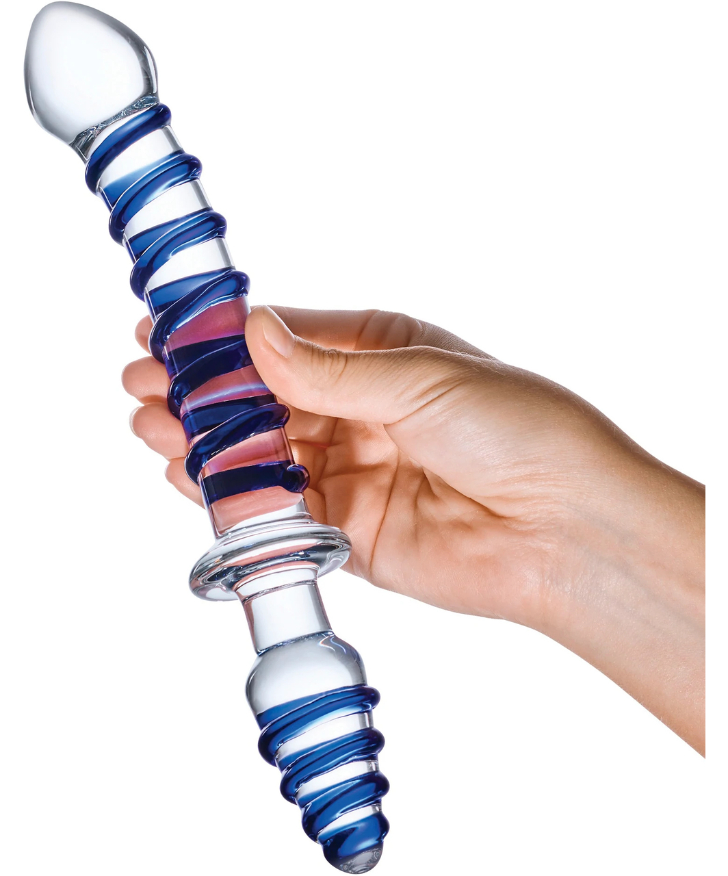 gläs Mr. Swirly Double glass dildo