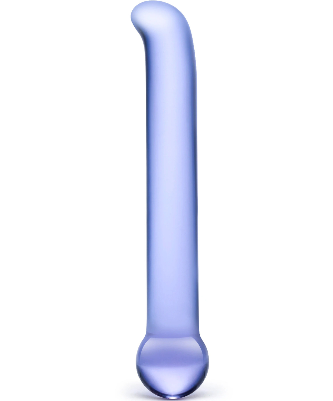 gläs Purple G-Spot Tickler glass dildo