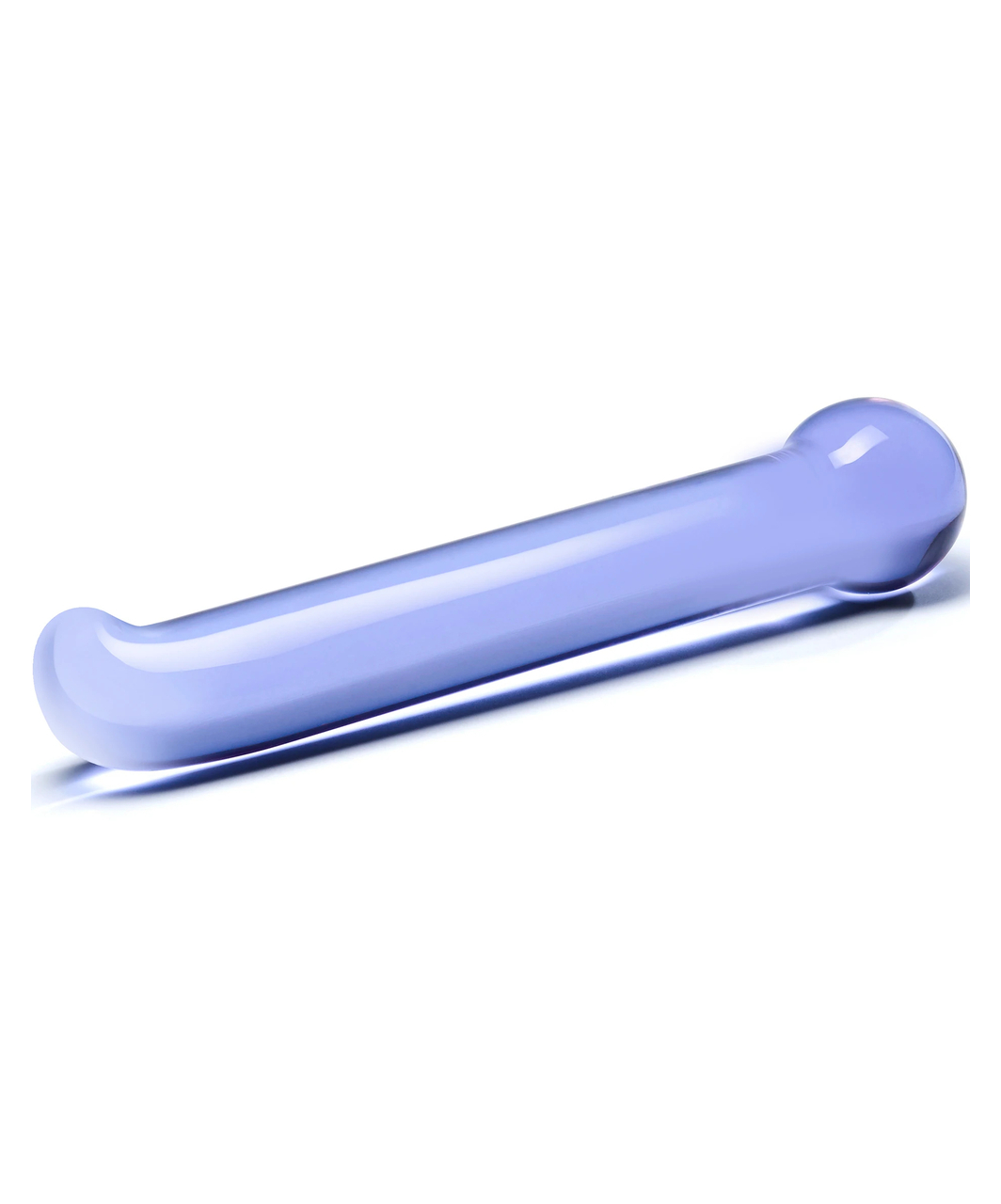 gläs Purple G-Spot Tickler glass dildo