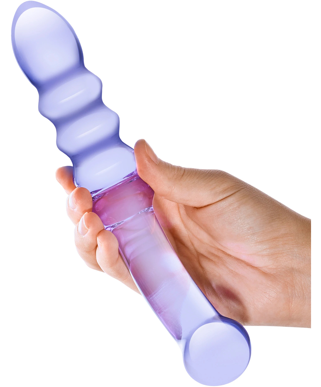 gläs Purple Rain stiklinis dildo