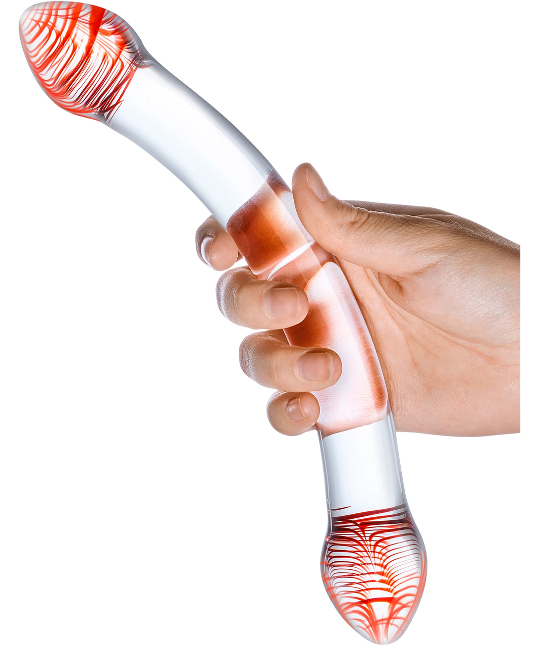 gläs Red Head glass dildo