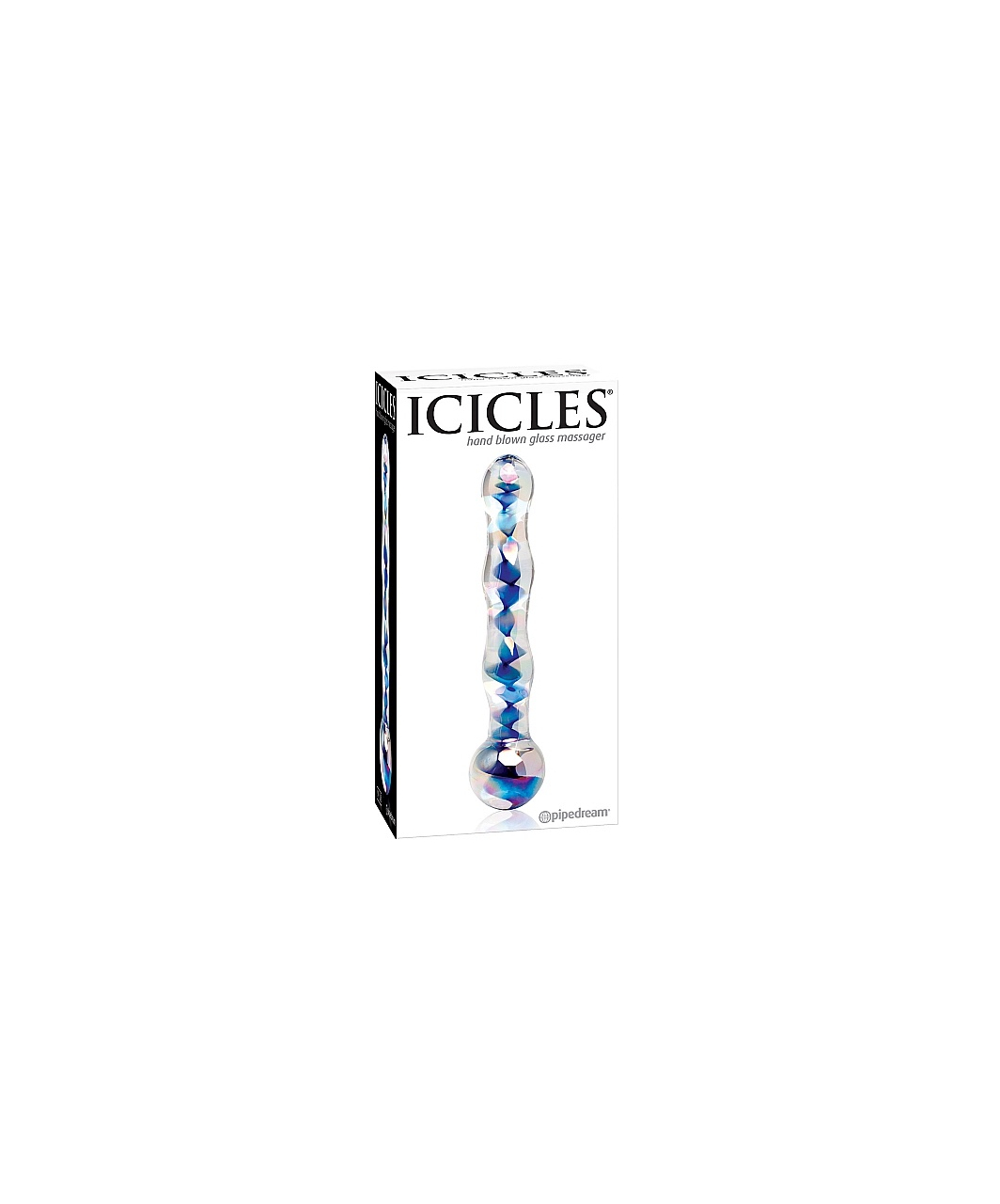 Icicles No. 8 stiklinis dildo