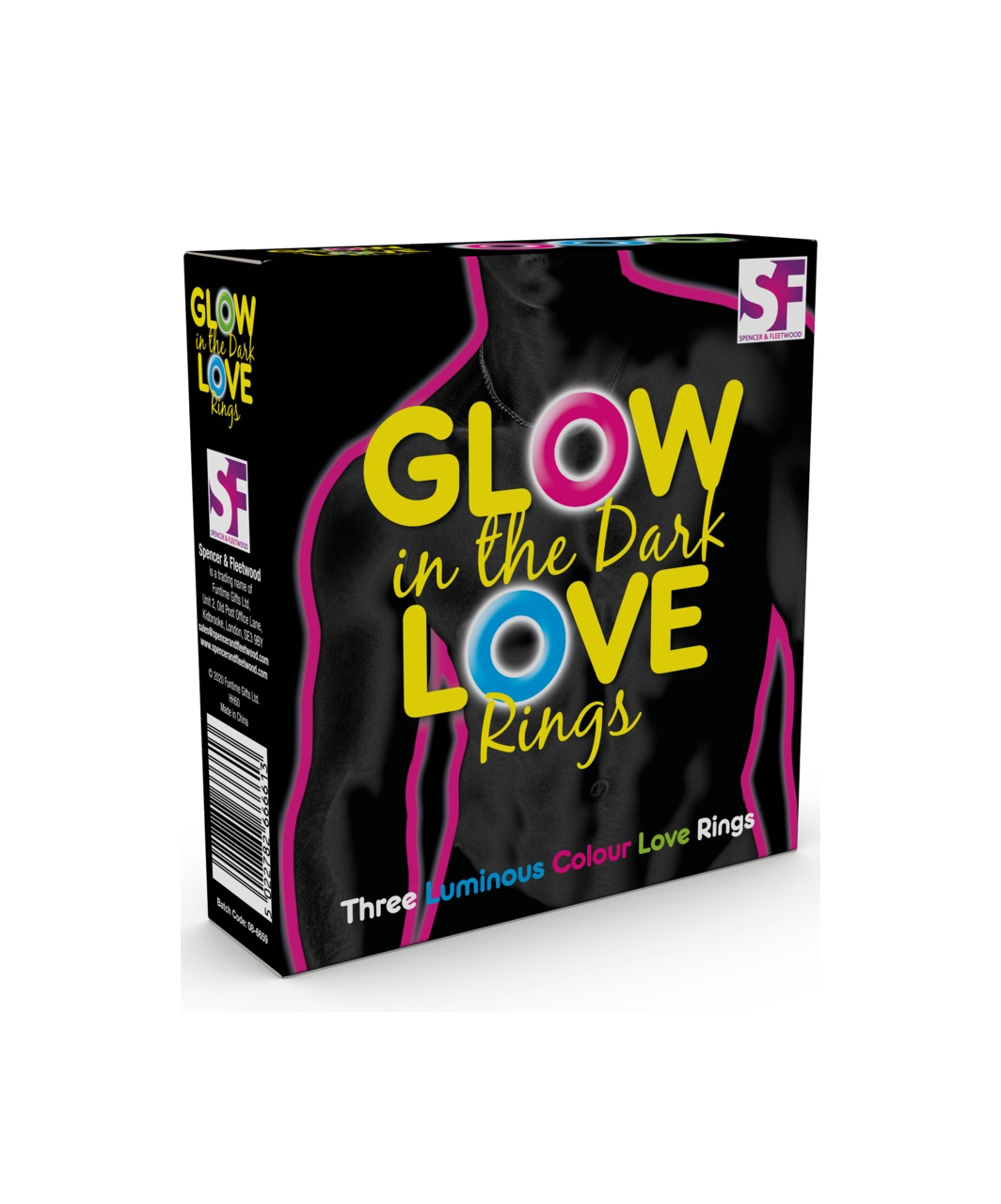 Spencer & Fleetwood Glow in the Dark Love Rings