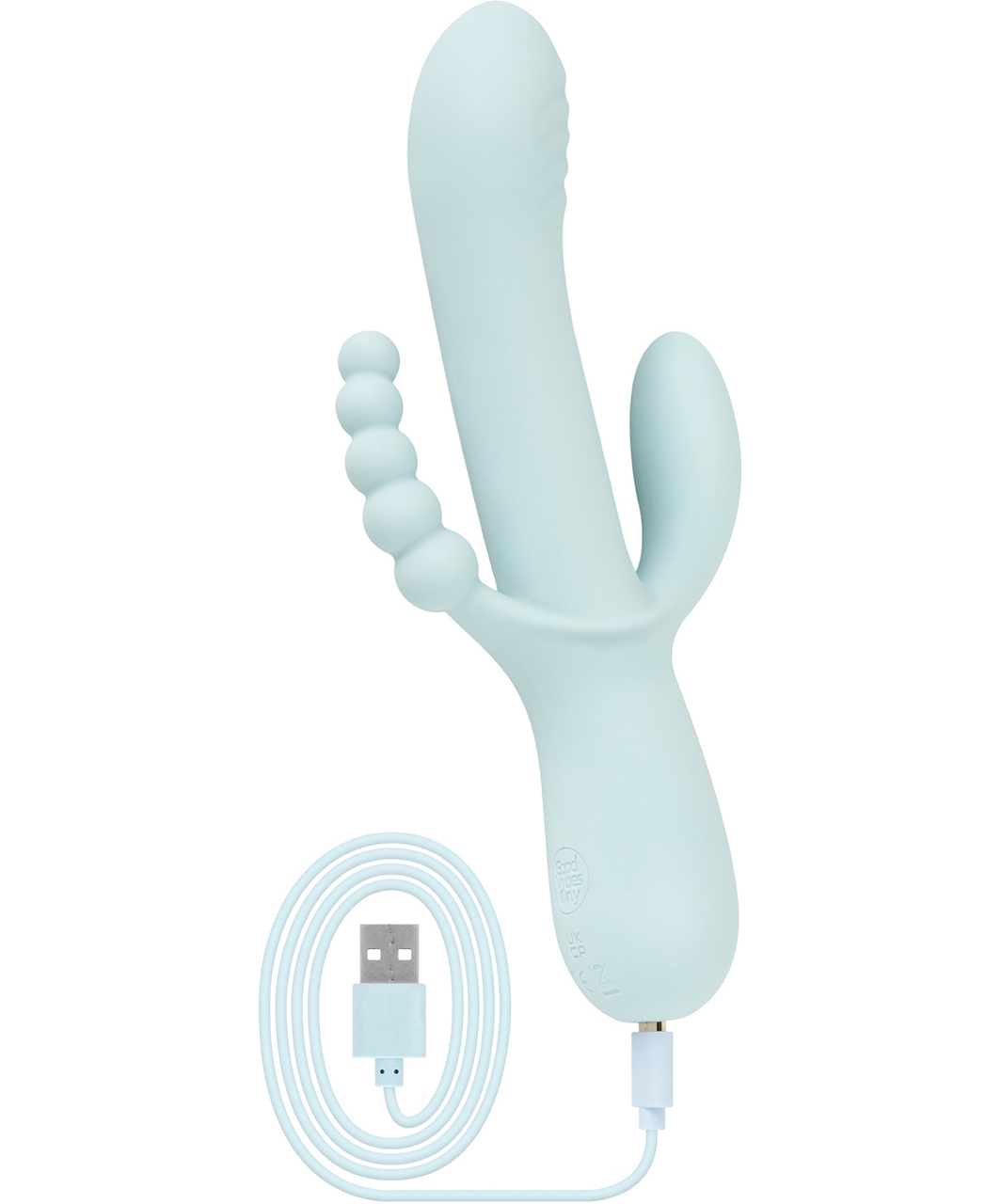 Good Vibes Only Sage Triple Stimulation Vibrator