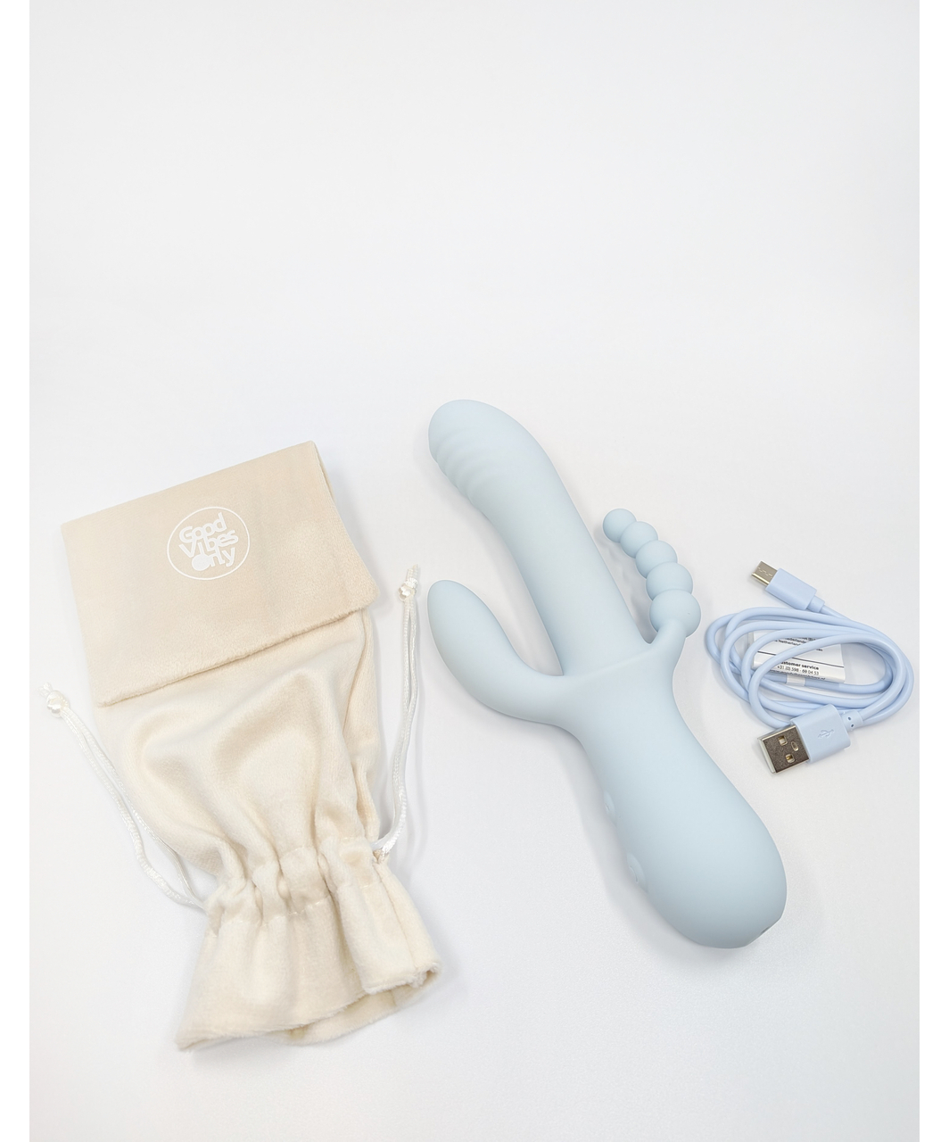 Good Vibes Only Sage Triple Stimulation Vibrator