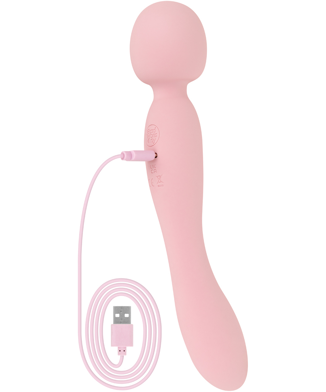 Good Vibes Only Simi Double-sided Wand Vibrator