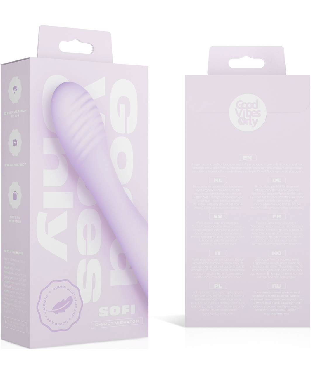 Good Vibes Only Sofi vibrators