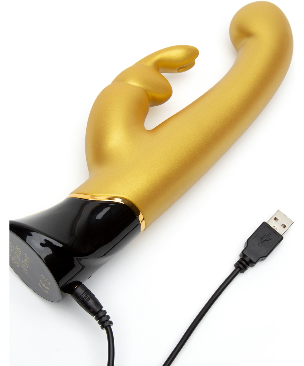 Fifty Shades of Grey Greedy Girl 10 Year Anniversary Gold G-Spot Rabbit Vibrator