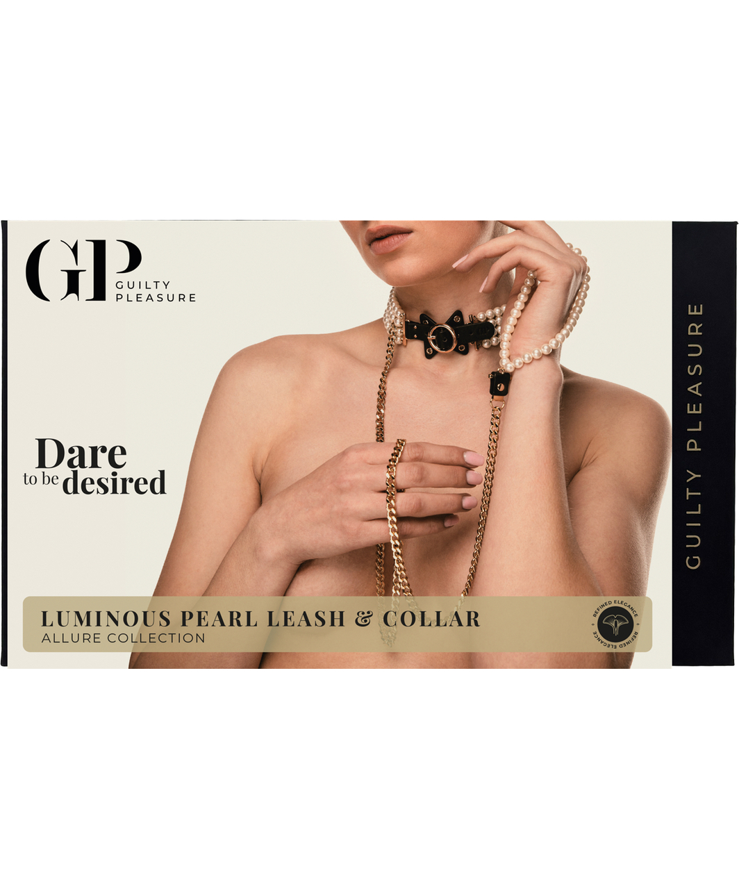 Guilty Pleasure Allure obroża i smycz łańcuchowa