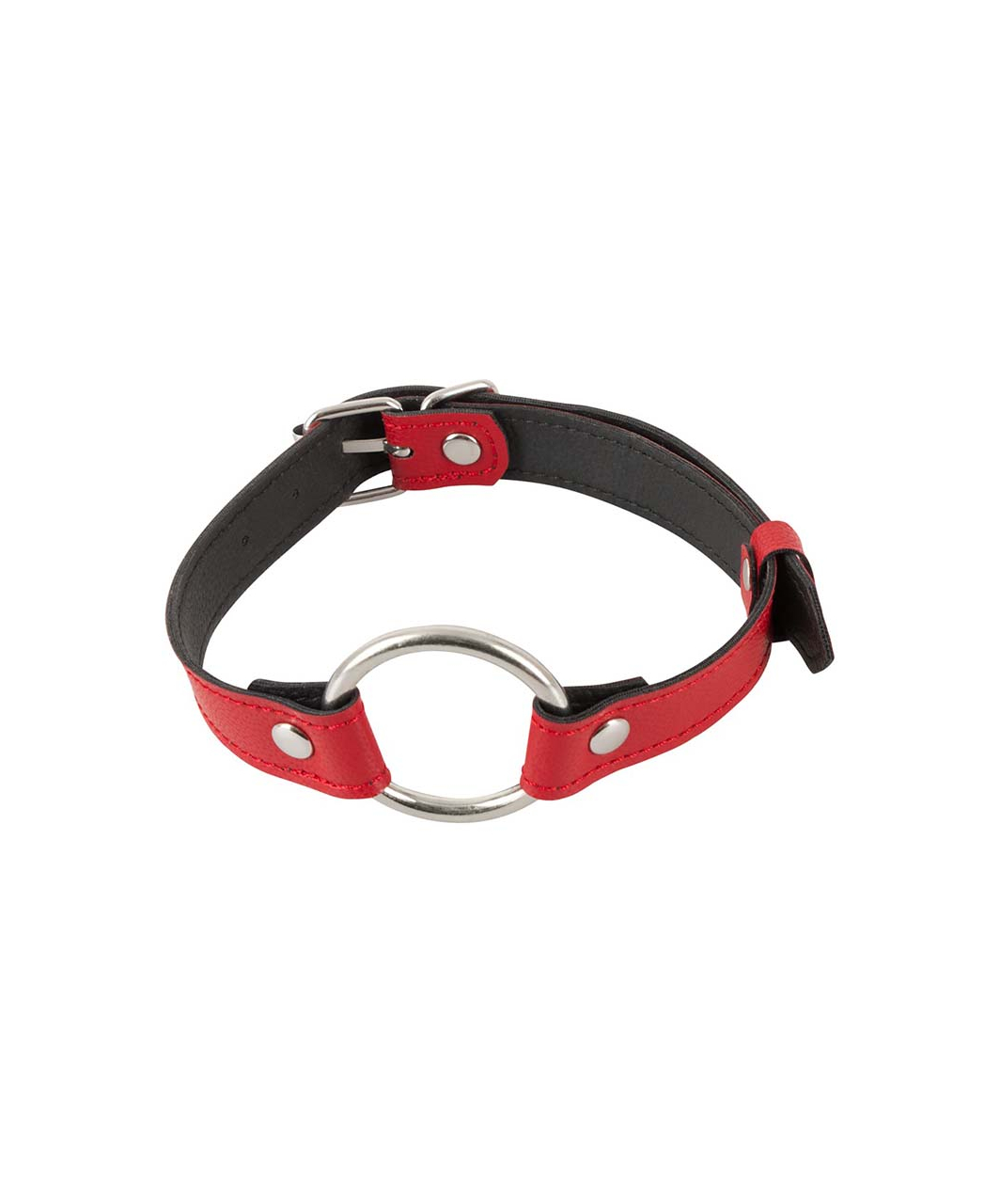 Bad Kitty красные нагрудные ремни с наручниками и ошейником