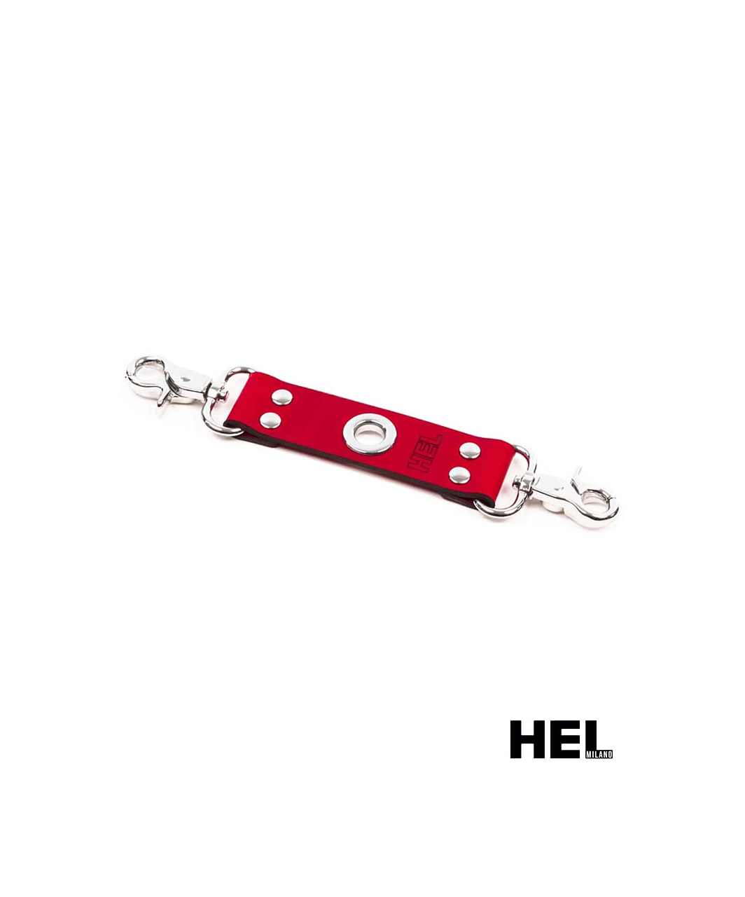 HEL Milano 17 cm long Leather Connector with Snap Hooks