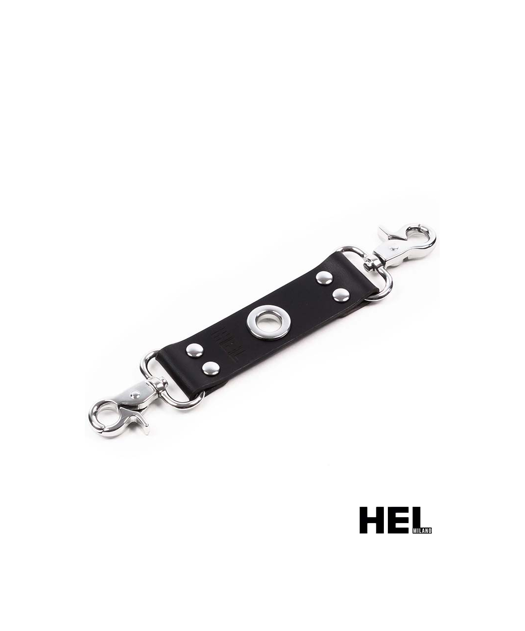 HEL Milano 17 cm long Leather Connector with Snap Hooks