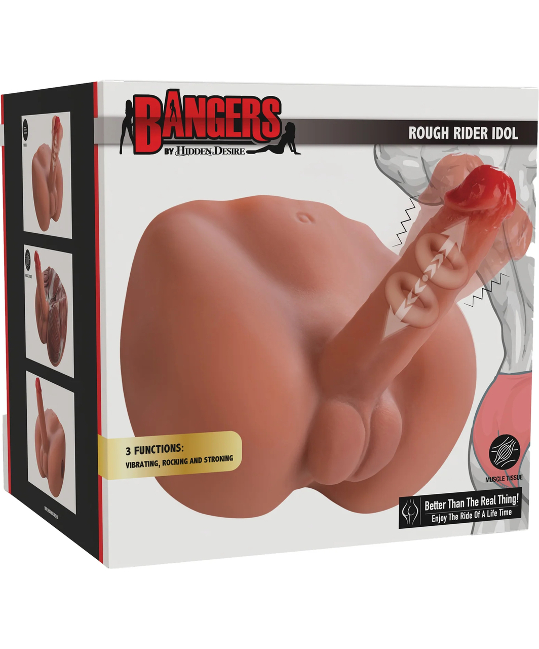 Hidden Desire Bangers Rough Rocky kustīgs vibrators