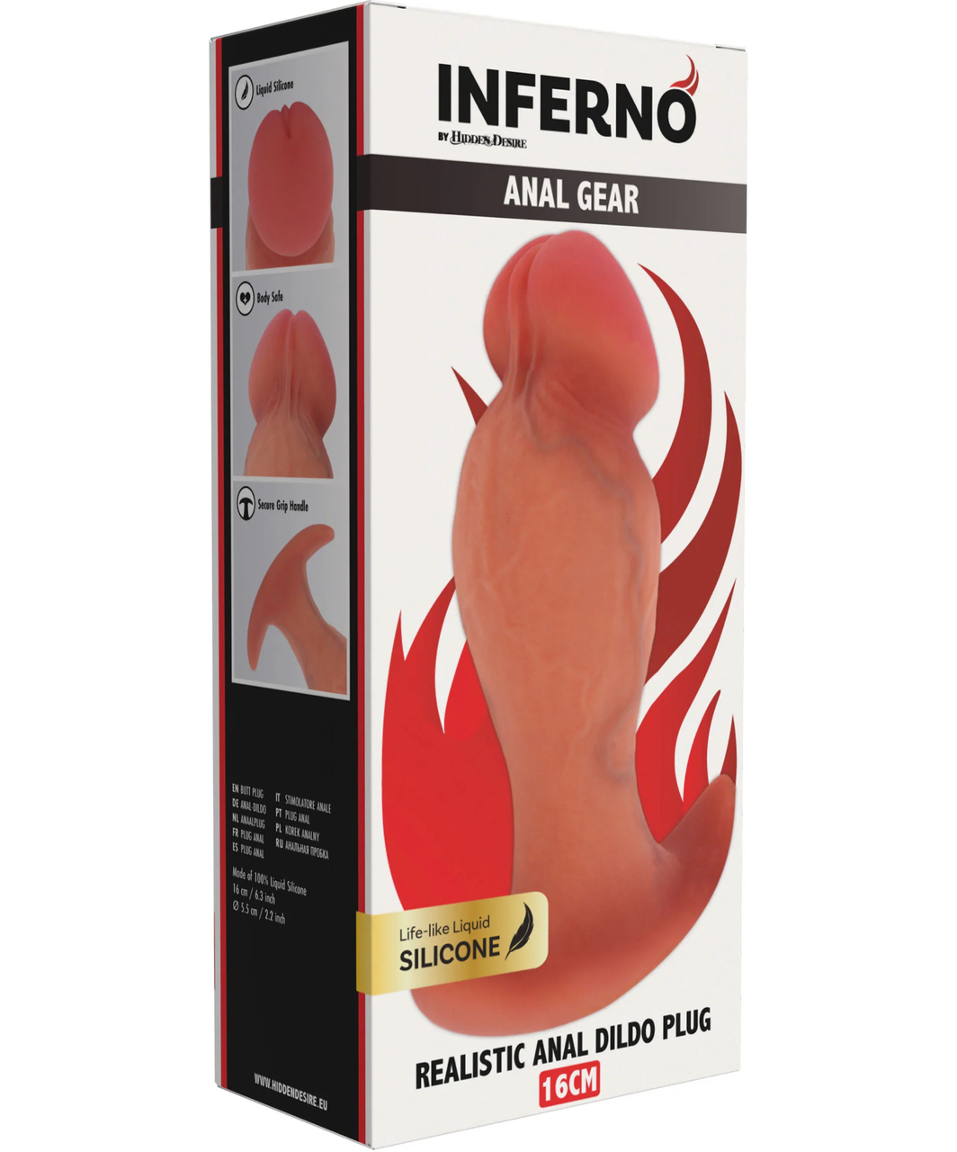 Hidden Desire Dildo Plug silikona anālais stimulators