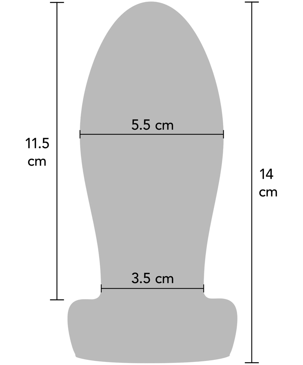 Hidden Desire Extreme Heavy Stretcher Silicone Plug