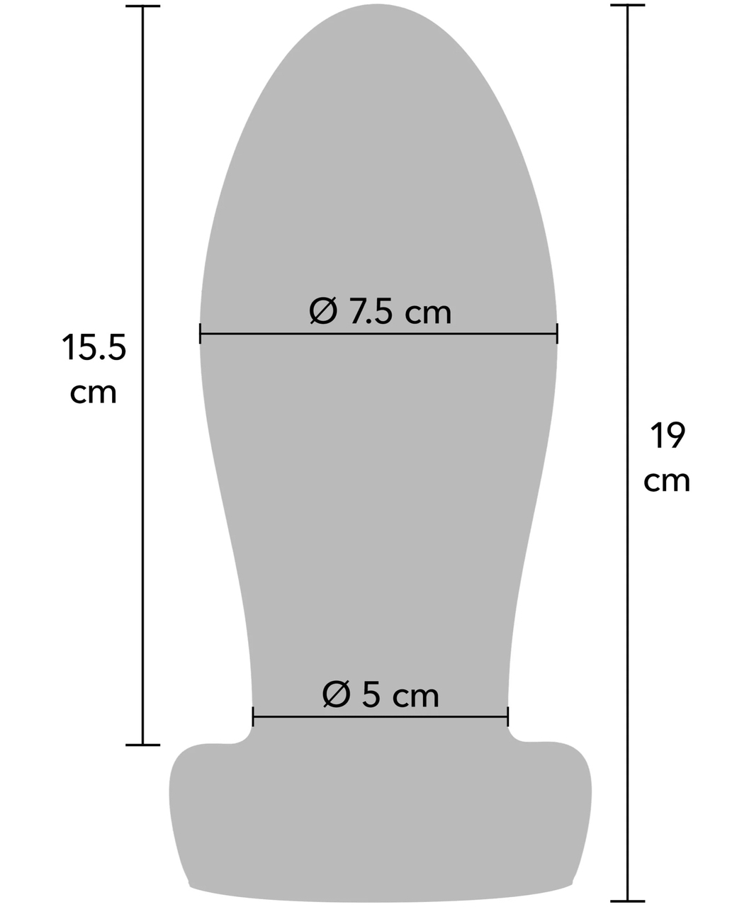 Hidden Desire Extreme Heavy Stretcher Silicone Plug