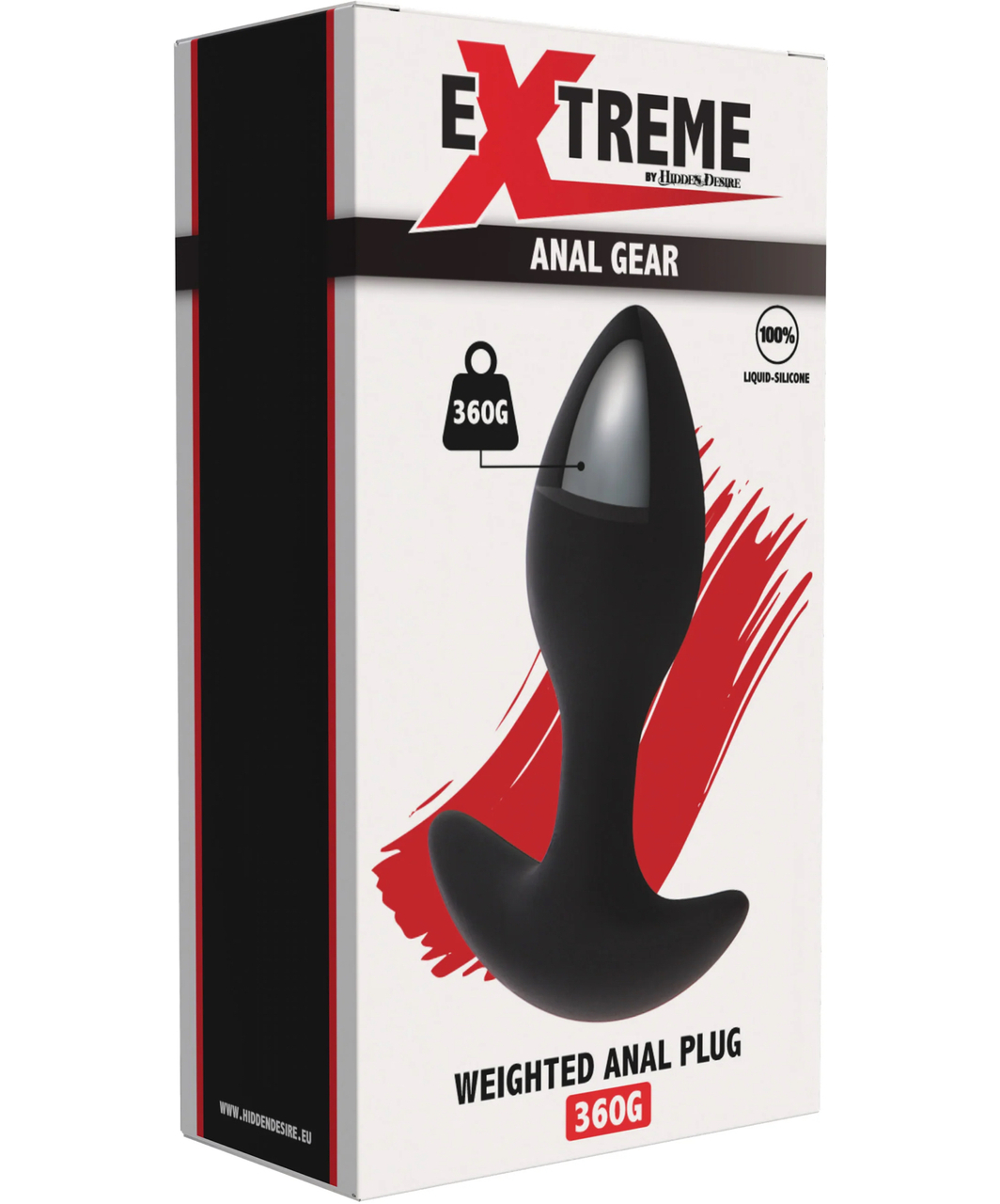 Hidden Desire Extreme Weighted Silicone Anal Plug