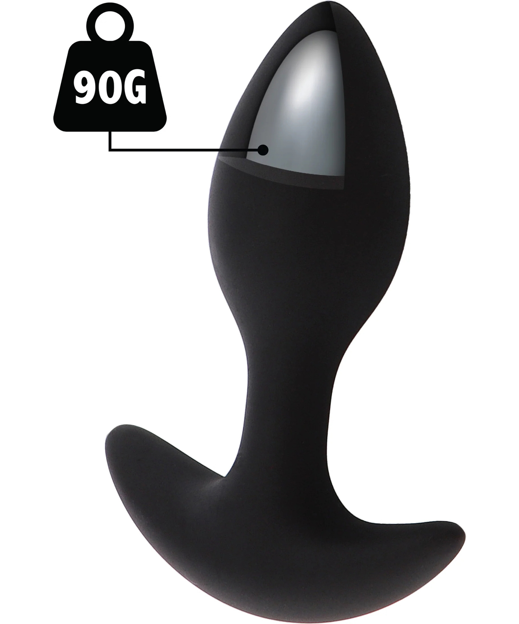 Hidden Desire Extreme Weighted Silicone Anal Plug