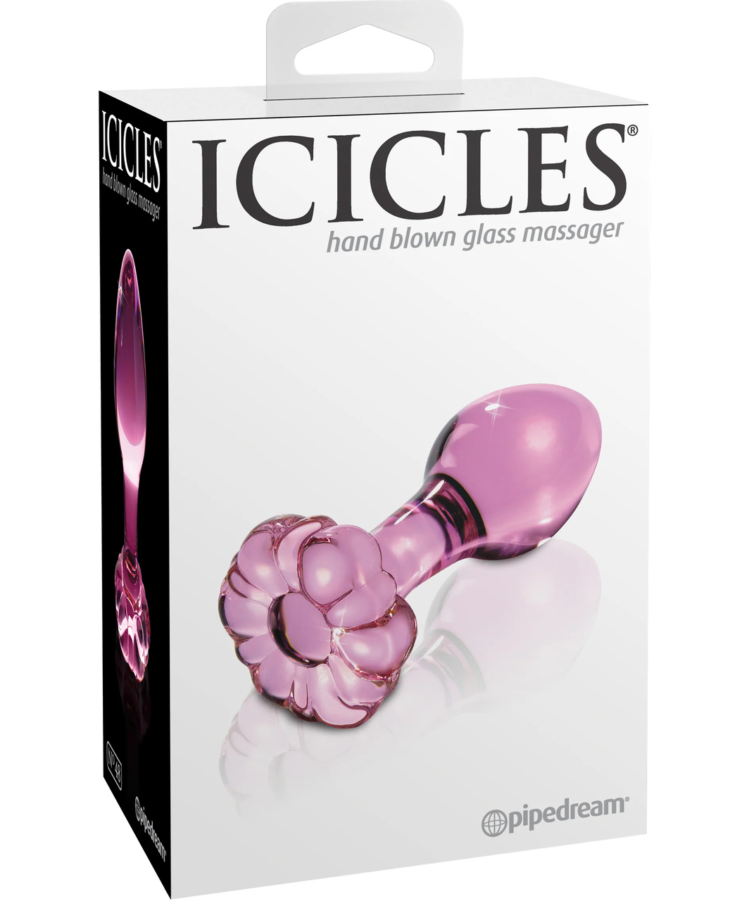 Icicles No. 48 стеклянная анальная пробка