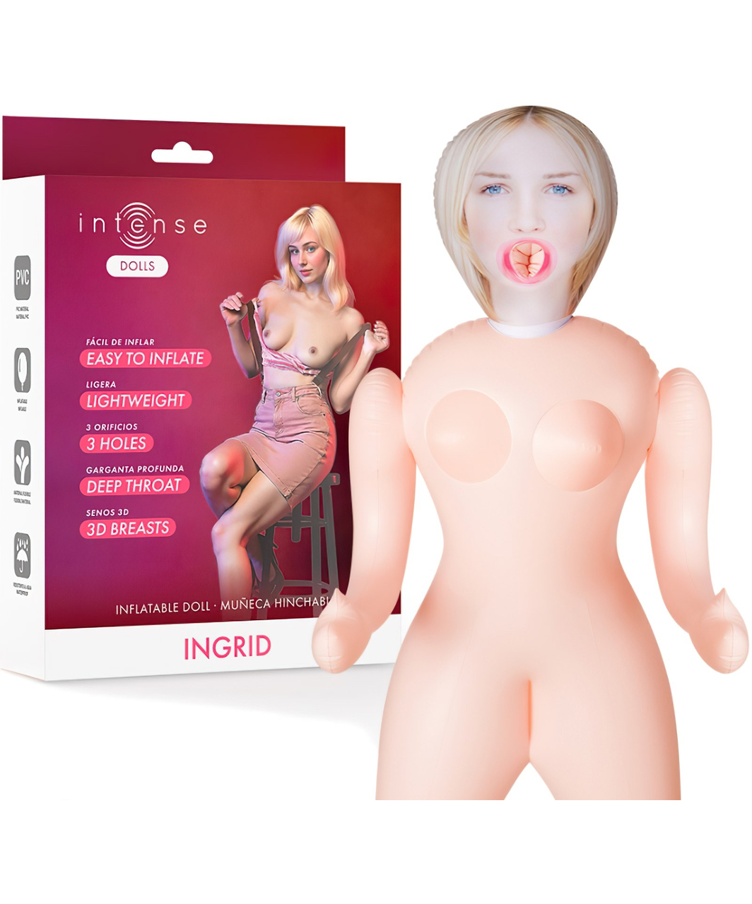 Intense Insatiable Ingrid puhallettava nukke