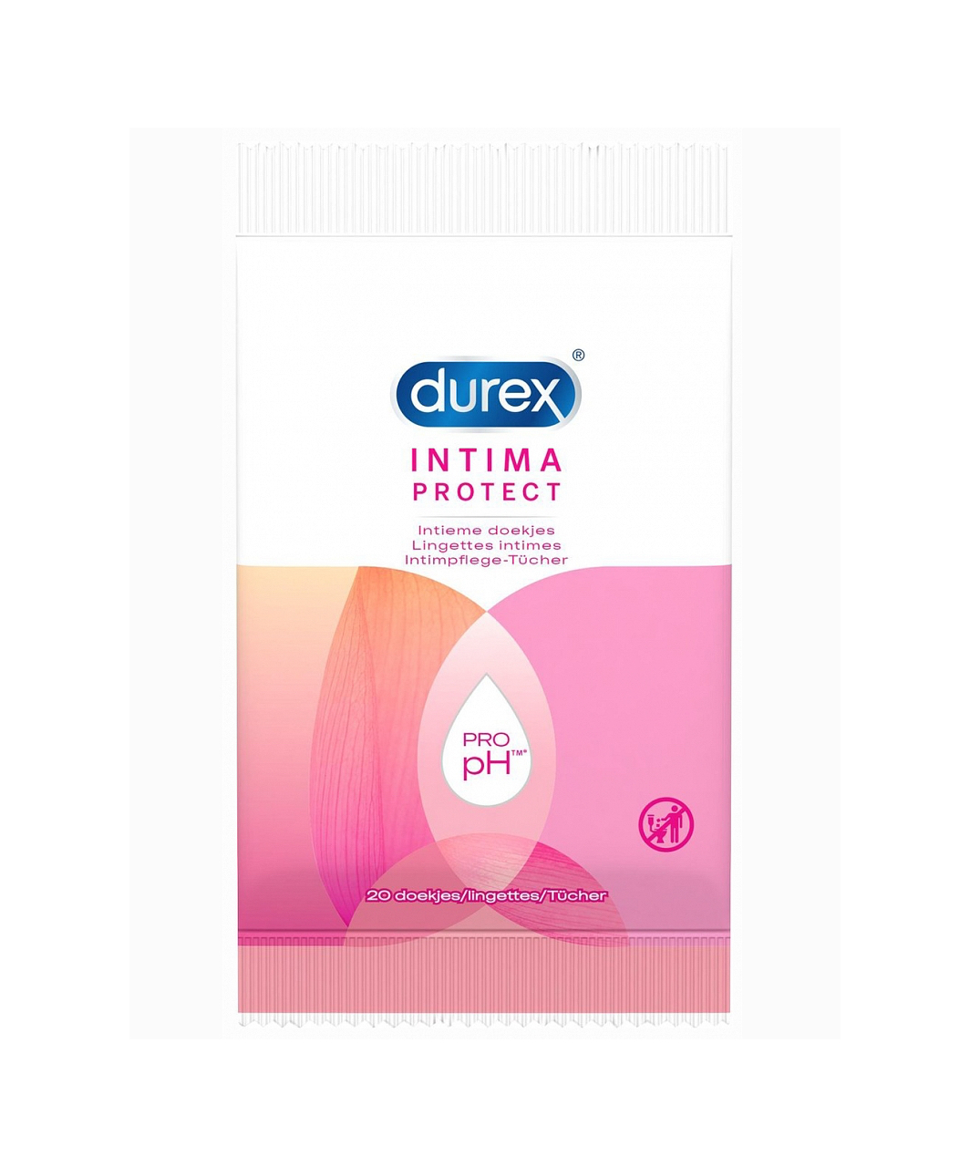 Durex mitrās salvetes intīmai higiēnai (20 gab.)